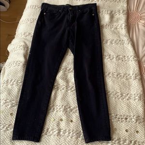 Banana Republic High Rise Black Skinny Jeans